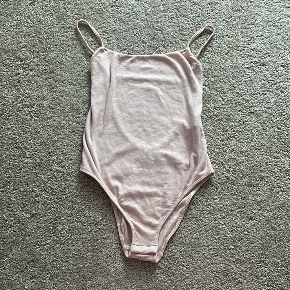BRAND NEW Calvin Klein Bodysuit with Straps - Pink